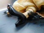 boudoir doll original print shoe